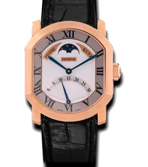 Pierre Kunz Spirit of Challenge Classic Retrograde 18K Rose Gold Mens Watch