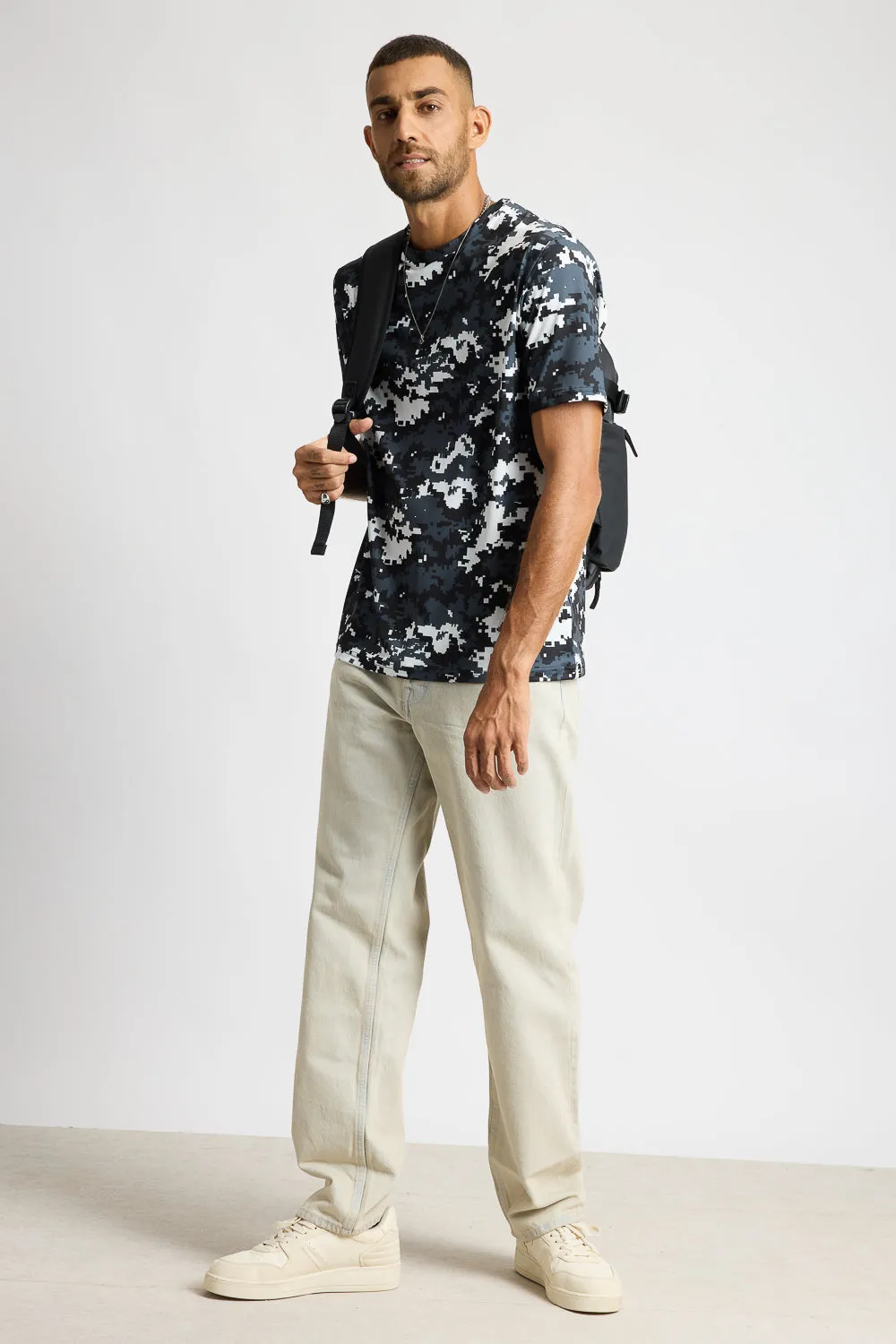 Printed Men's T-Shirt - Pixeleted