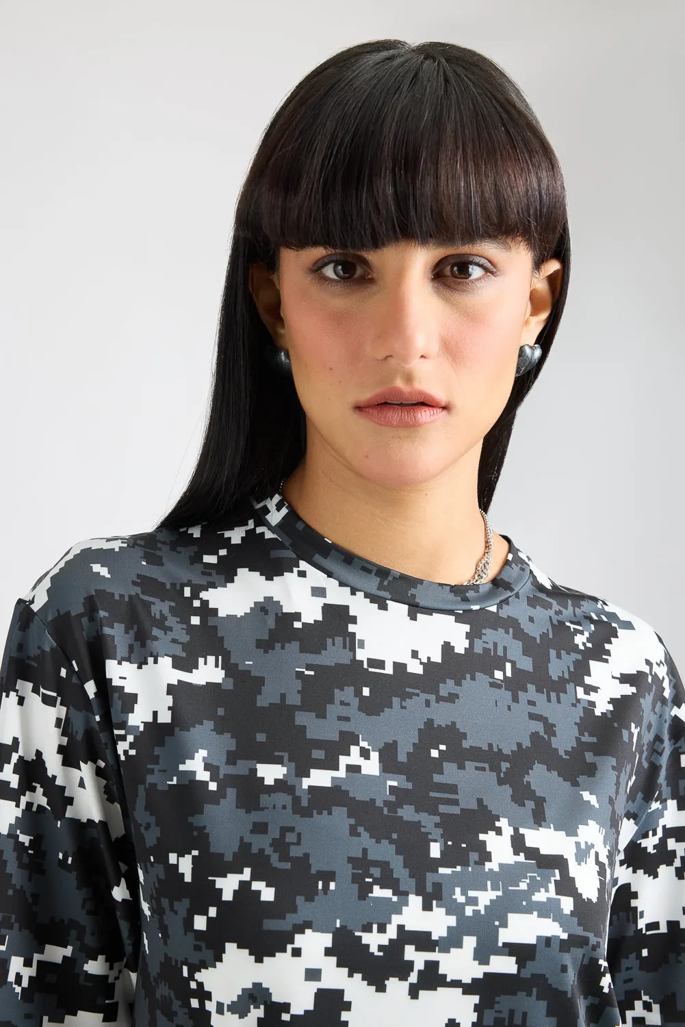 Printed Women's T-Shirt - Pixelated