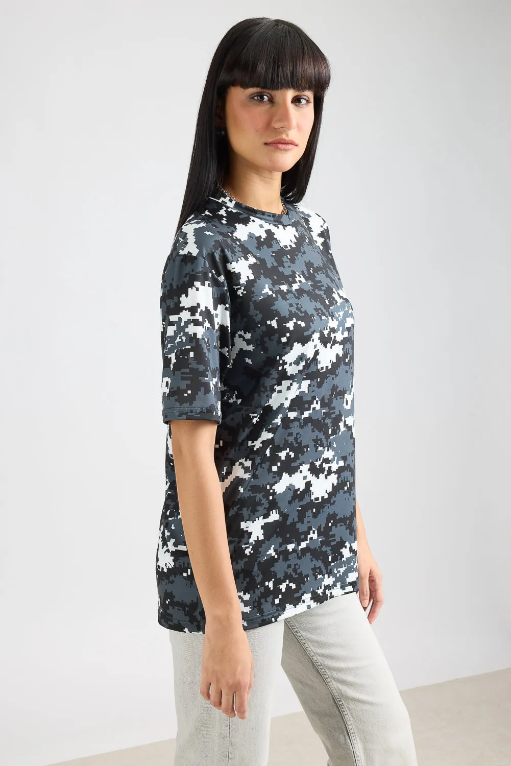 Printed Women's T-Shirt - Pixelated