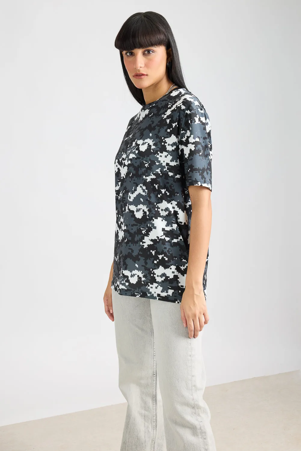 Printed Women's T-Shirt - Pixelated