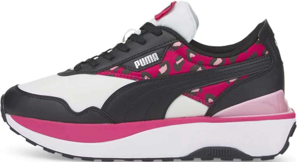 Puma - Juniors Cruise Rider Summer Roar Shoes, Size: 6 M US Big Kid, Color: Puma White/Beetroot Purple/Puma Black