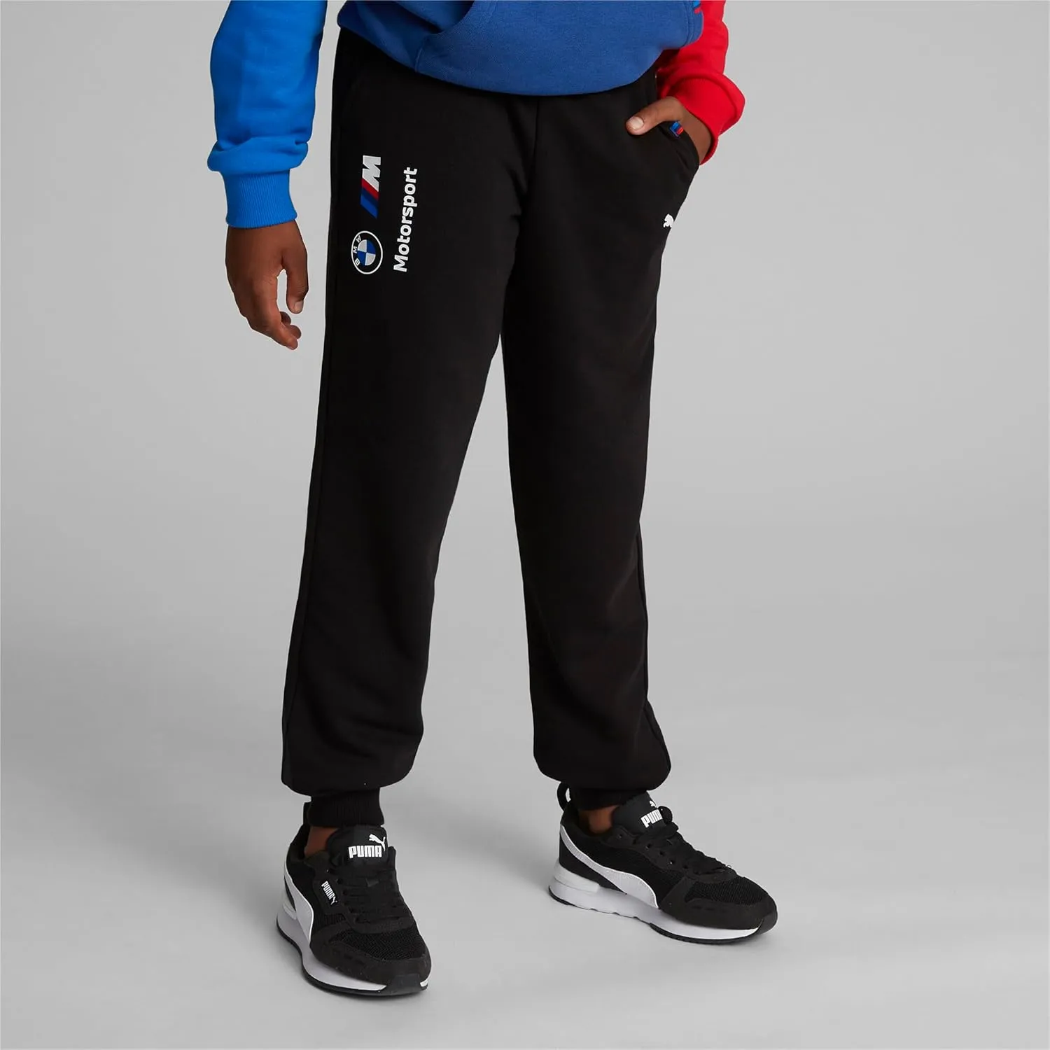 PUMA Kids' BMW M Motorsport Essentials French Terry Sweatpants