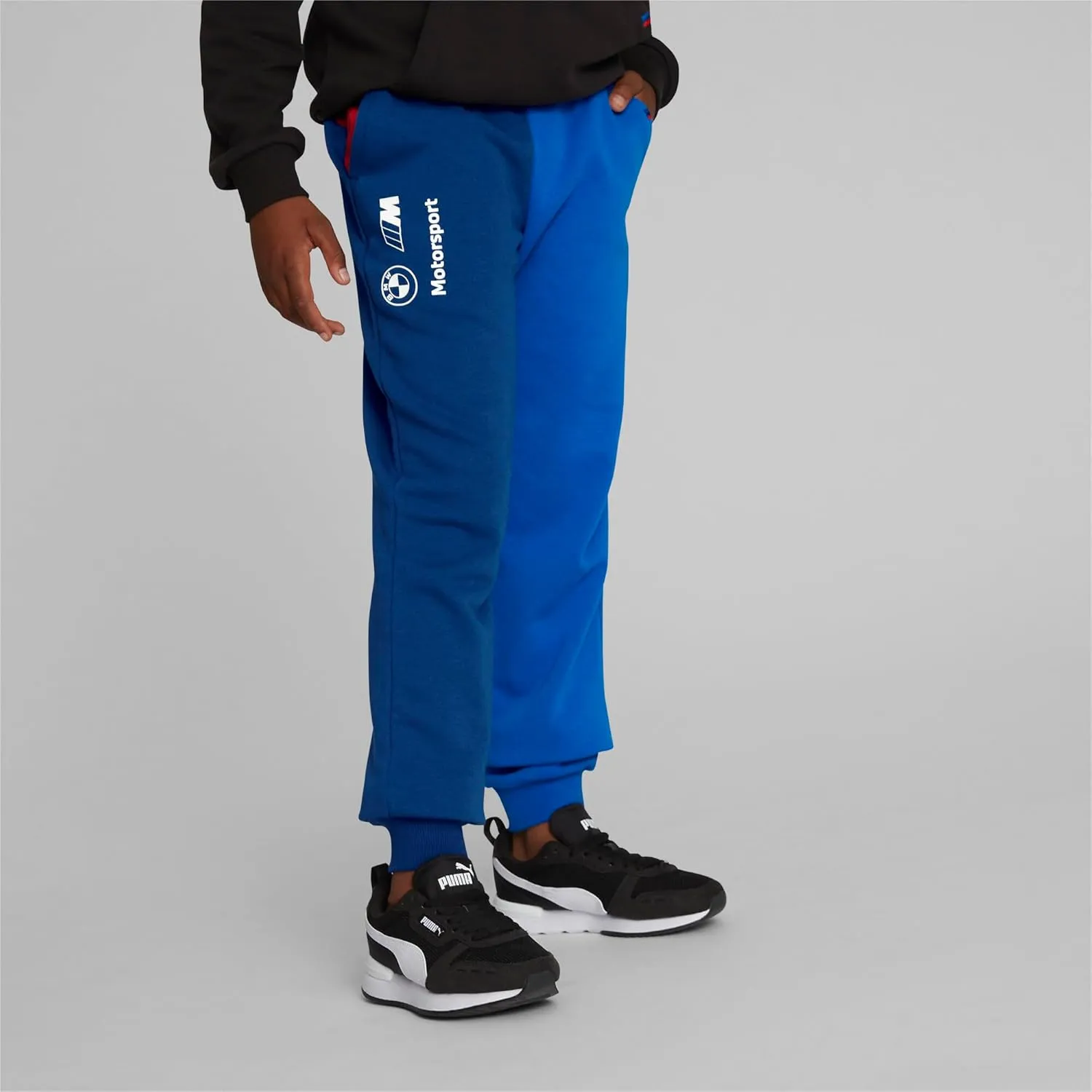 PUMA Kids' BMW M Motorsport Essentials French Terry Sweatpants