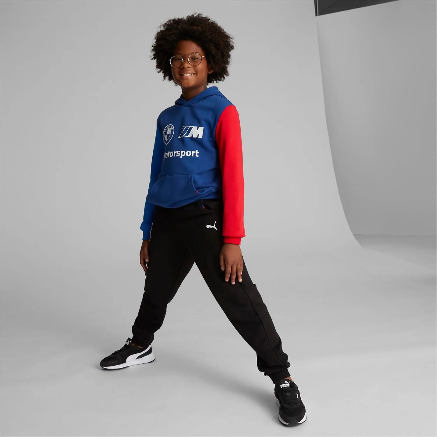PUMA Kids' BMW M Motorsport Essentials French Terry Sweatpants