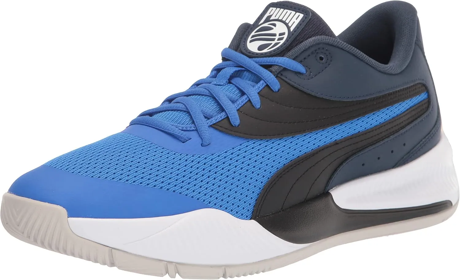 Puma Unisex Triple Basketball Shoe, BLUEMAZING BLAC, 7.5 US Men