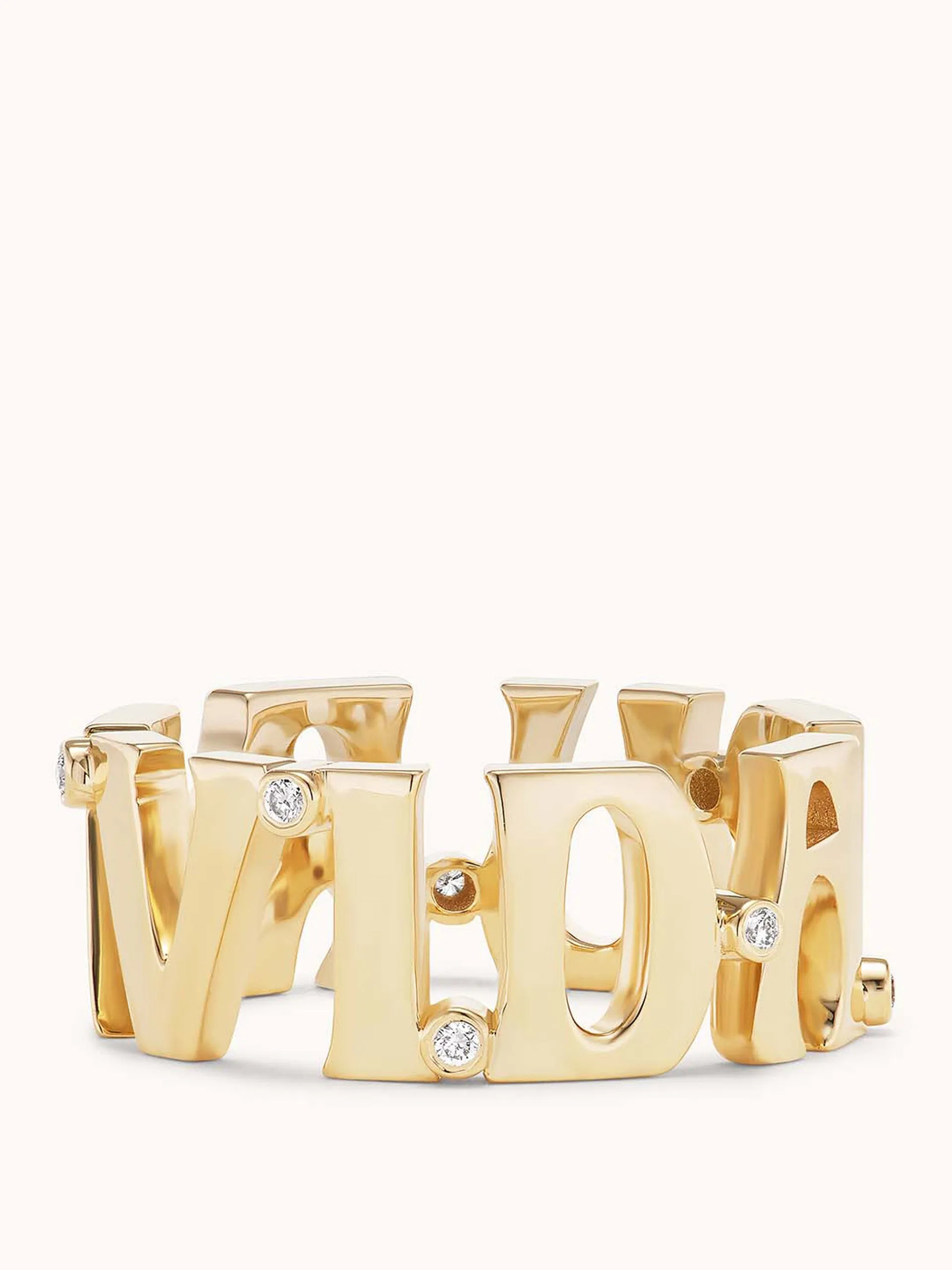 Pura Vida eternity nameplate ring