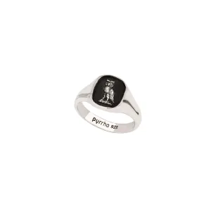 Pyrrha "Watch Over Me" Signet Ring