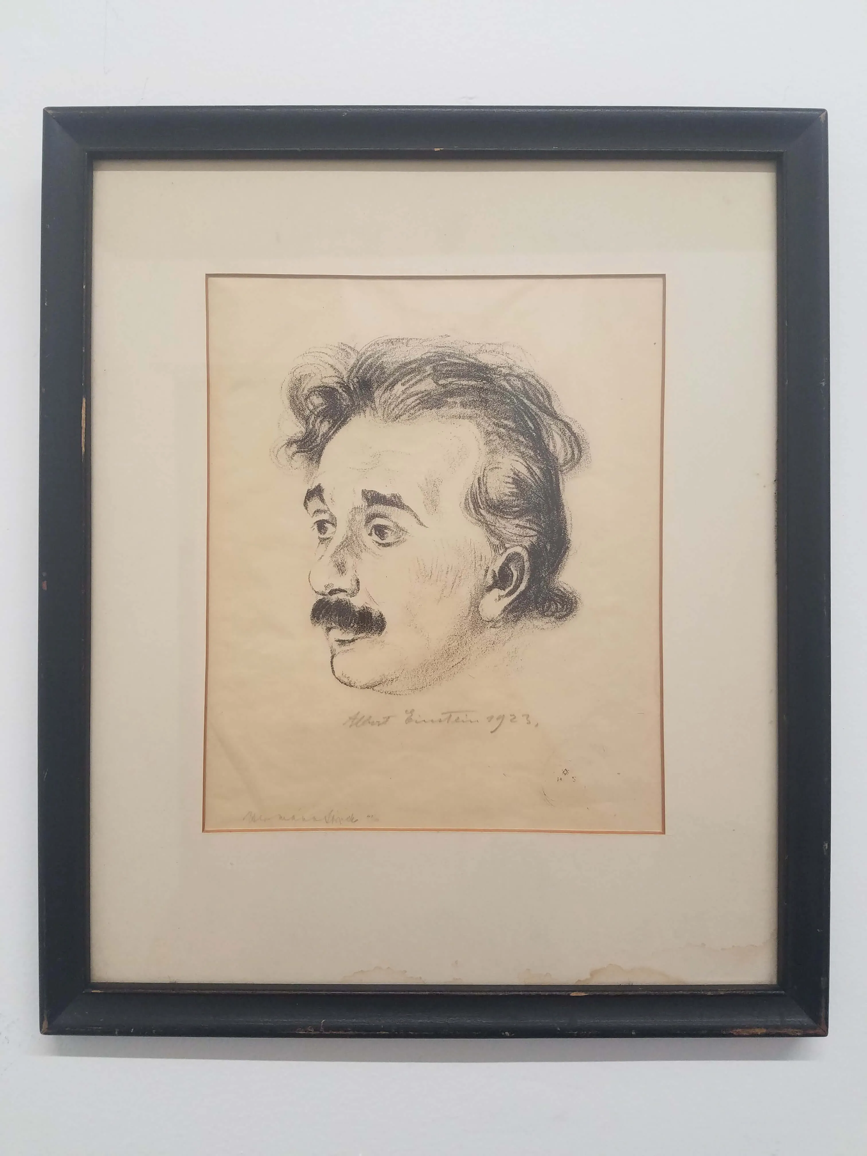 "Albert Einstein"SIGNED ORIGINAL Portrait,Ext. Significant,c1923,APR $100k w/CoA!!!