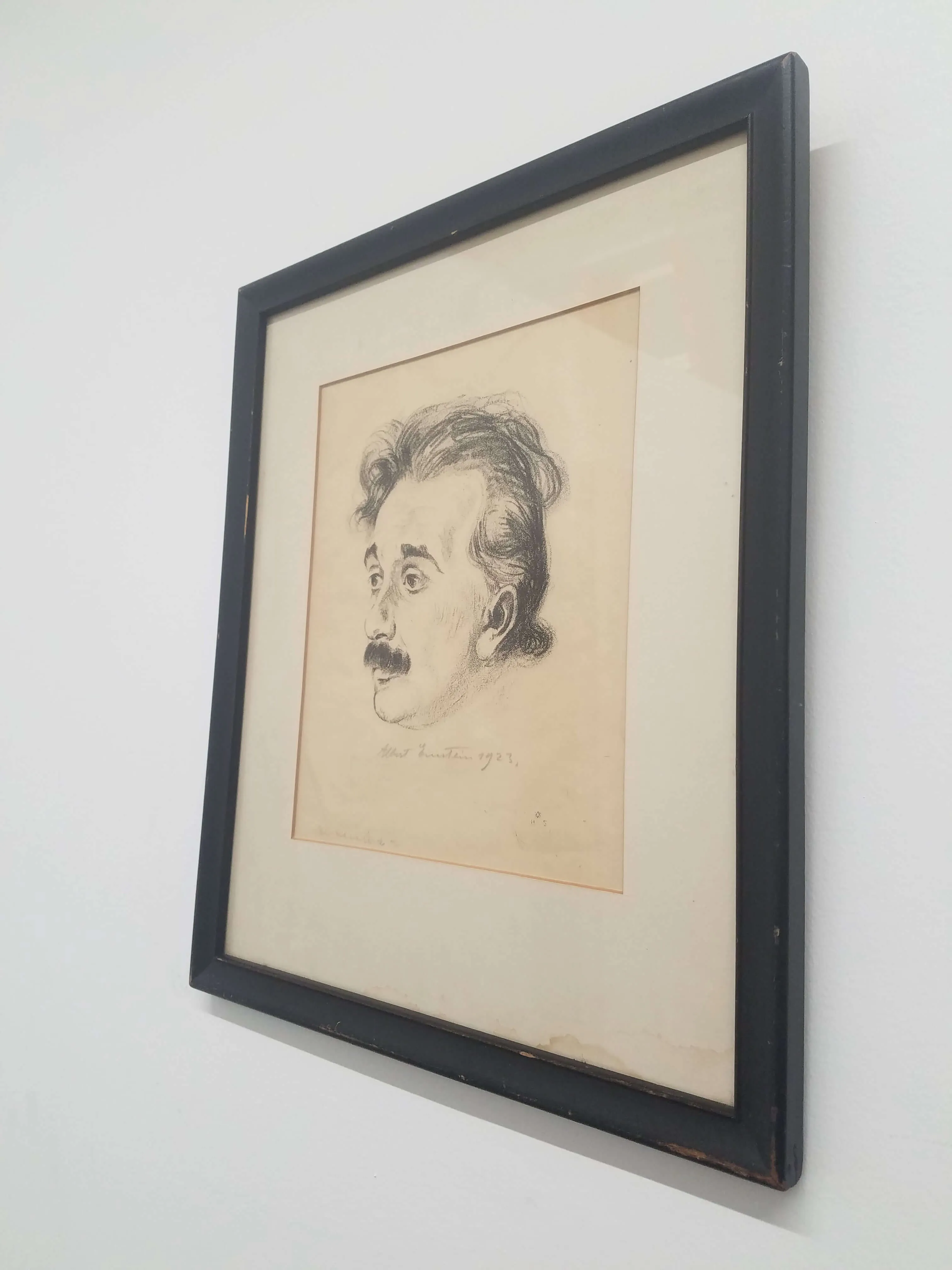 "Albert Einstein"SIGNED ORIGINAL Portrait,Ext. Significant,c1923,APR $100k w/CoA!!!