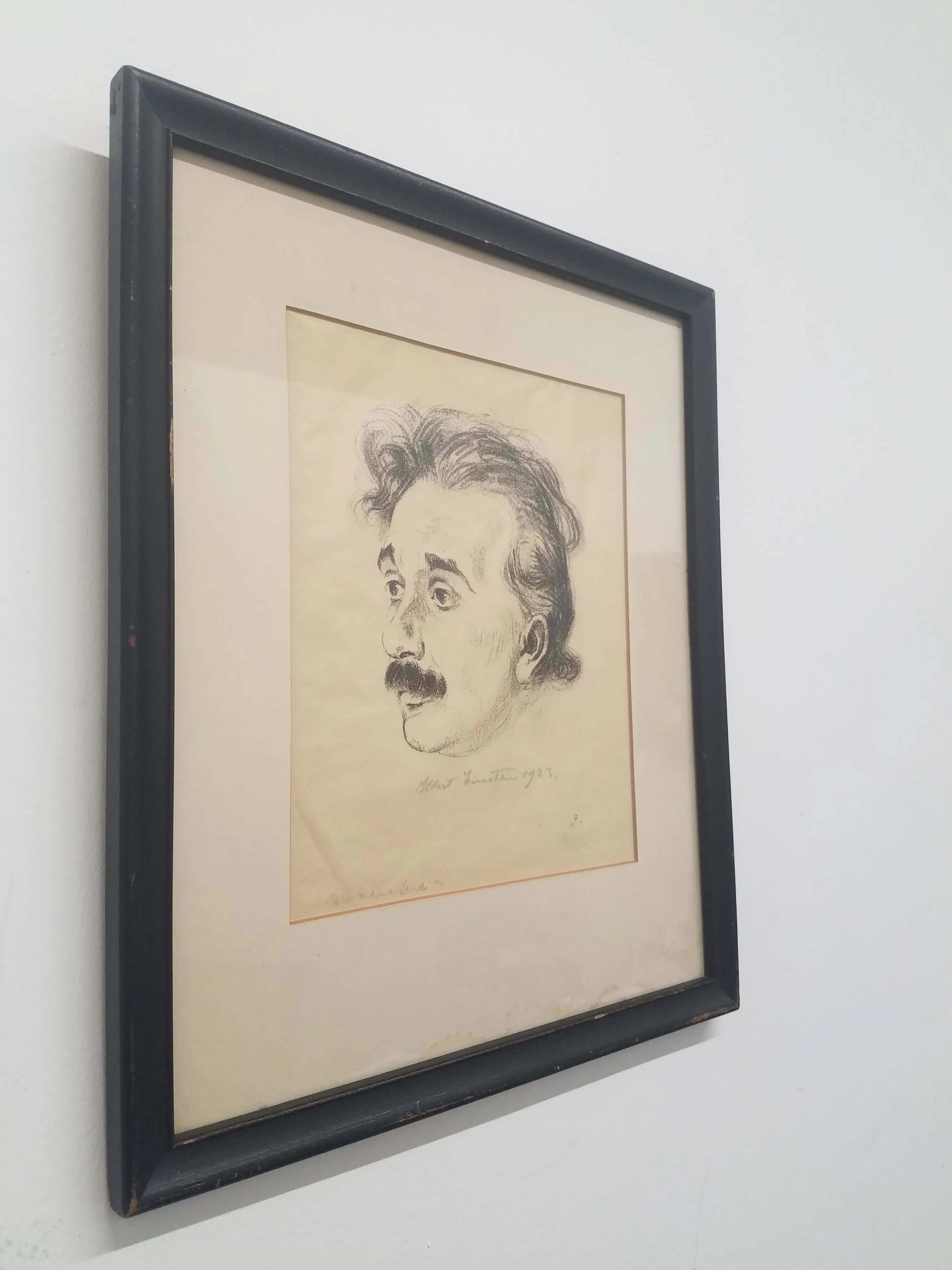"Albert Einstein"SIGNED ORIGINAL Portrait,Ext. Significant,c1923,APR $100k w/CoA!!!