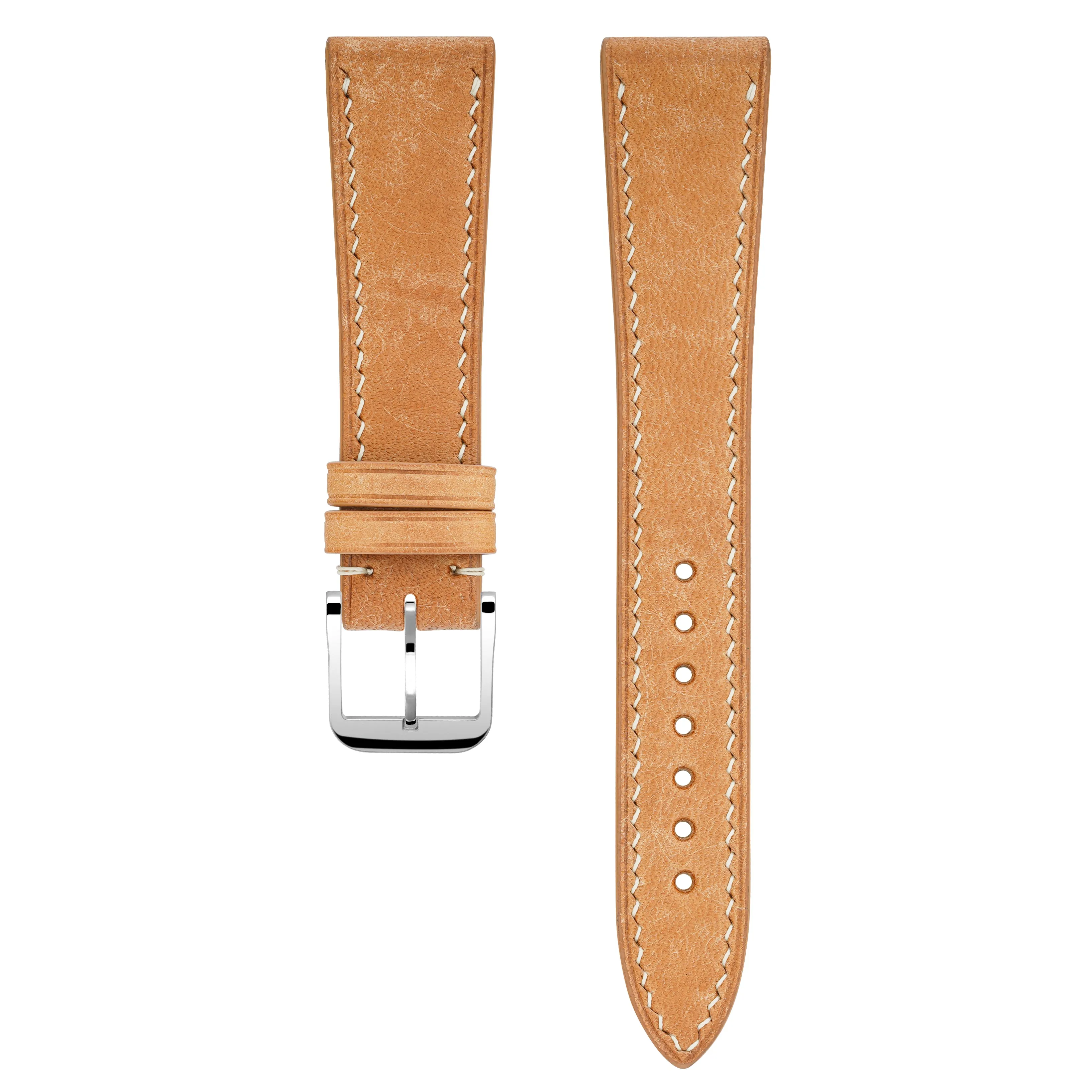 "Lagoon" Watch Strap in Maya // Cognac