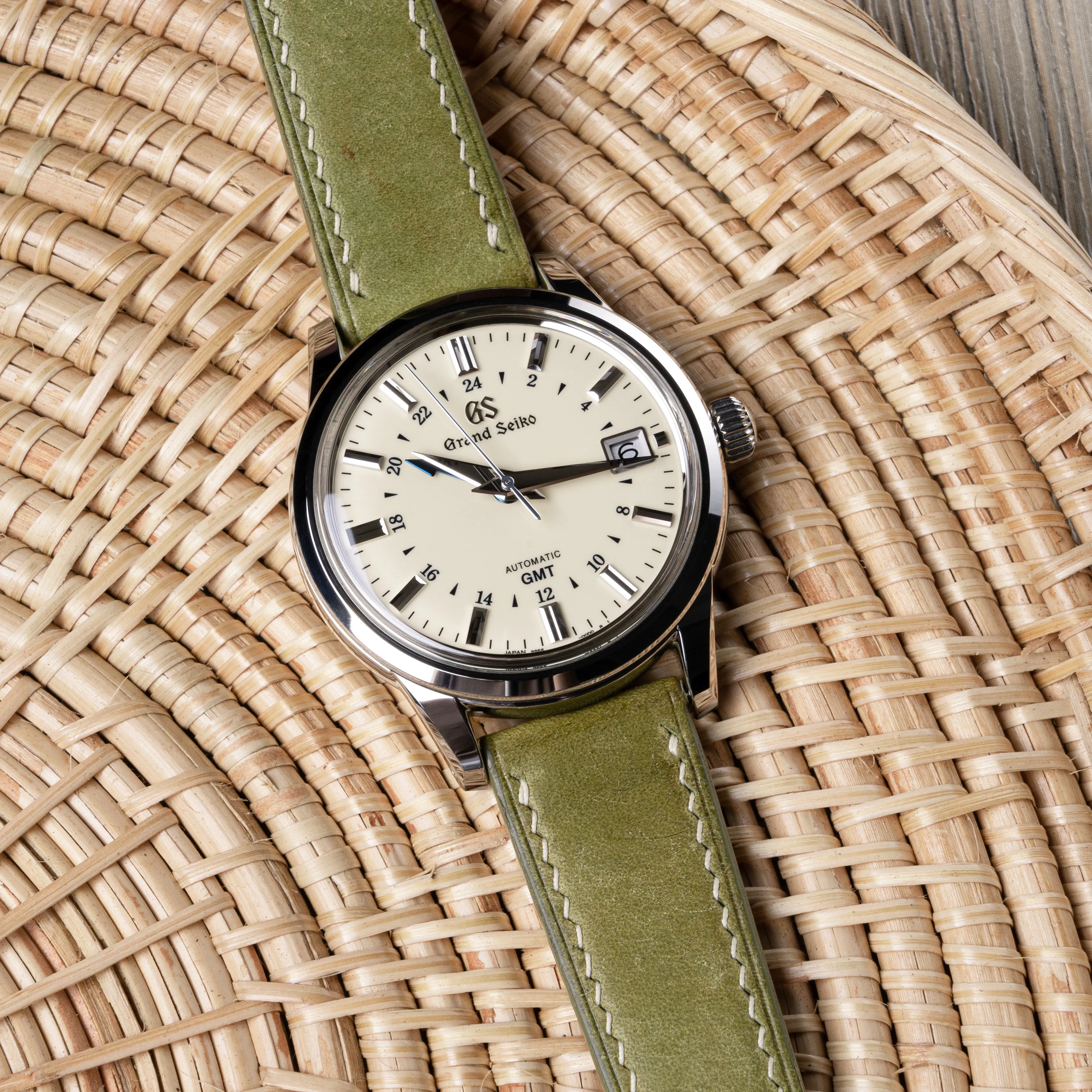 "Lagoon" Watch Strap in Maya // Olive