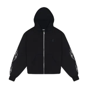 Racing Zip Hoodie - Nero
