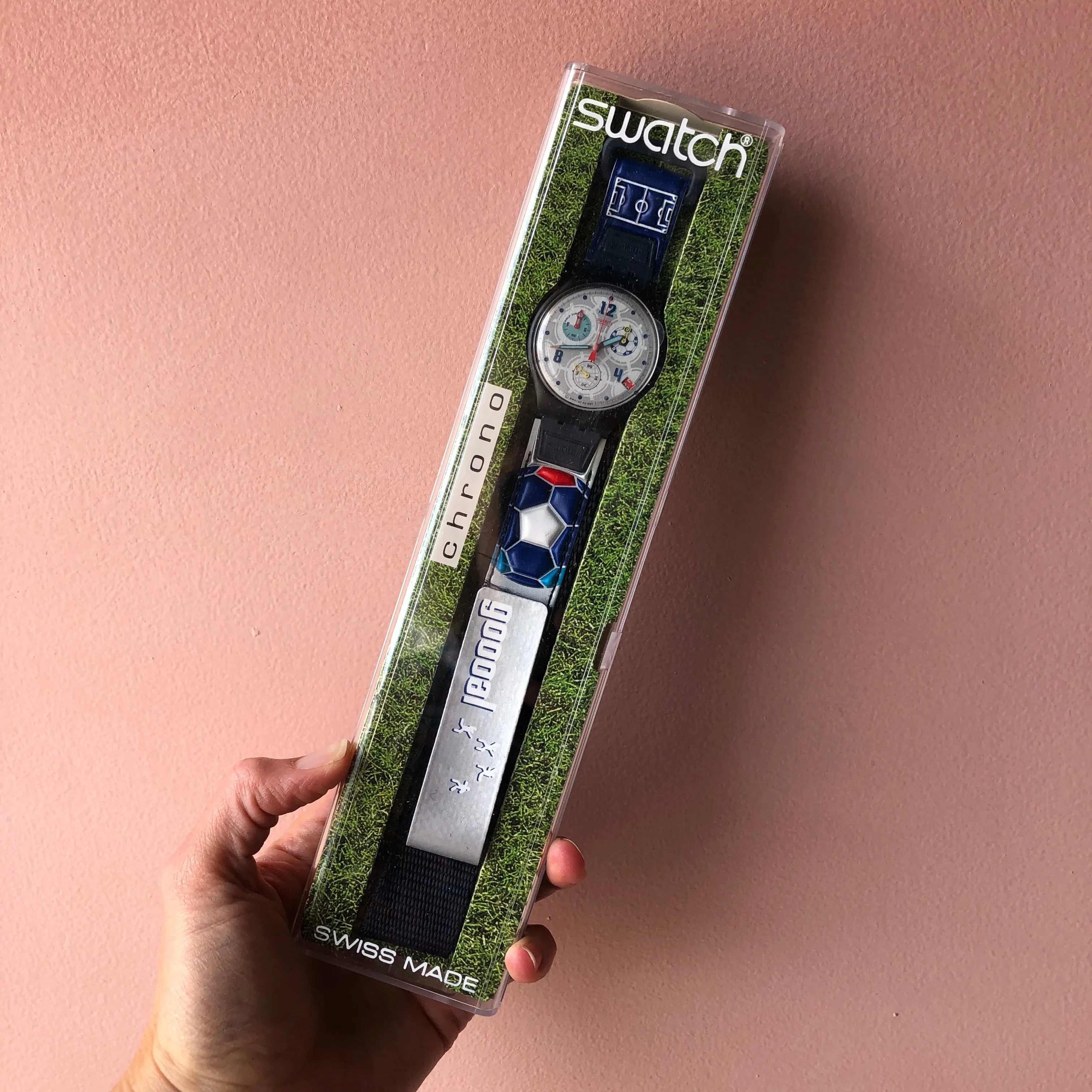 RESERVED // 1990s Vintage Swatch Watch Chrono duo