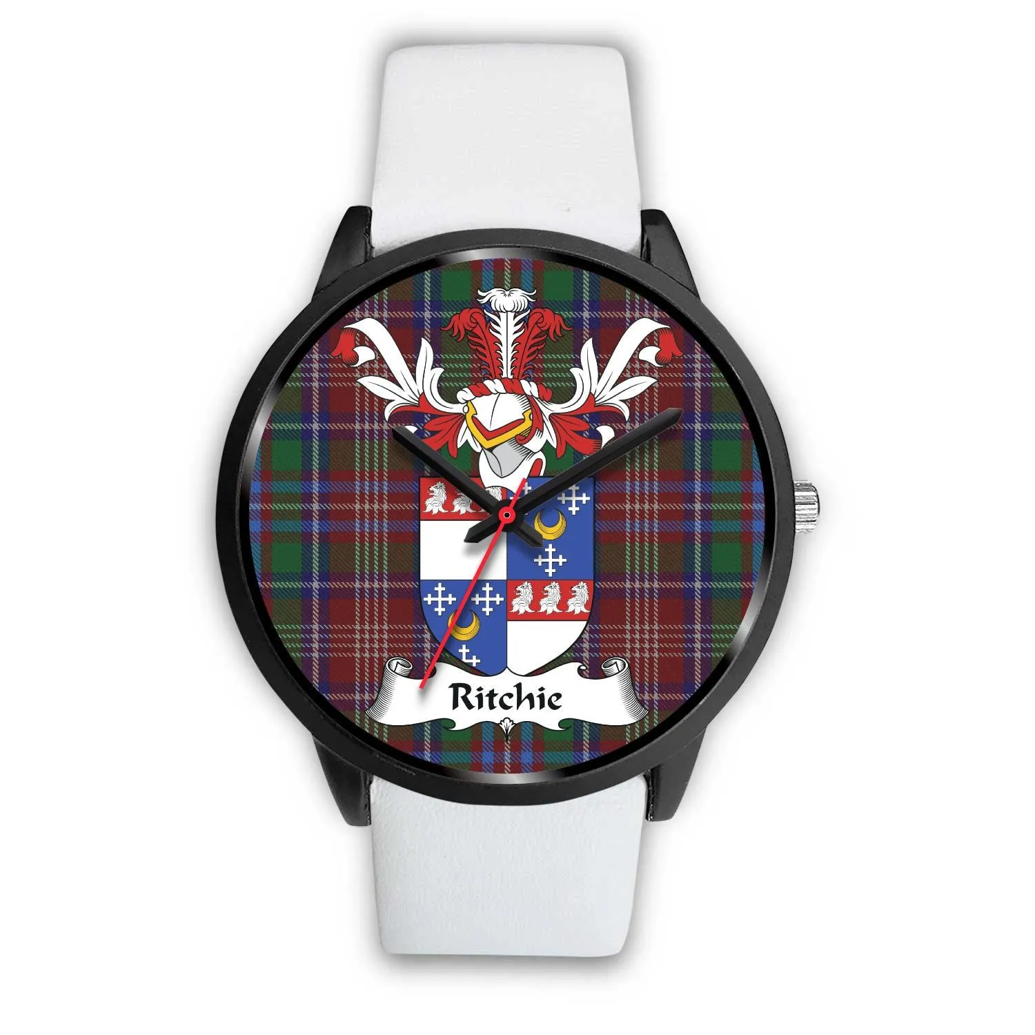 Ritchie Clan Badge Tartan Black Watch