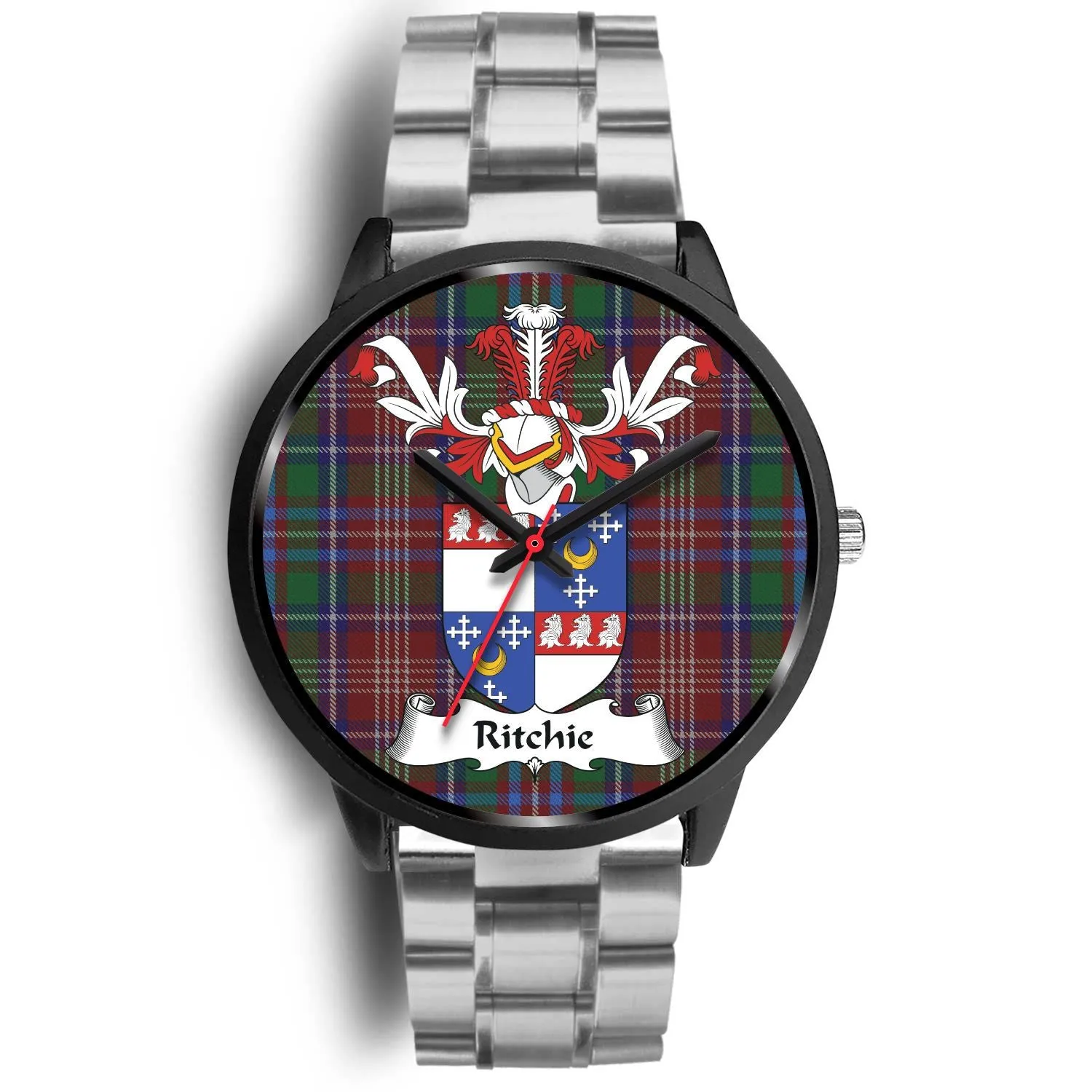 Ritchie Clan Badge Tartan Black Watch