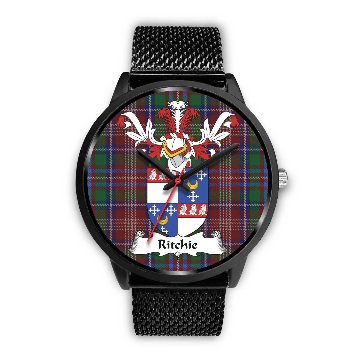 Ritchie Clan Badge Tartan Black Watch