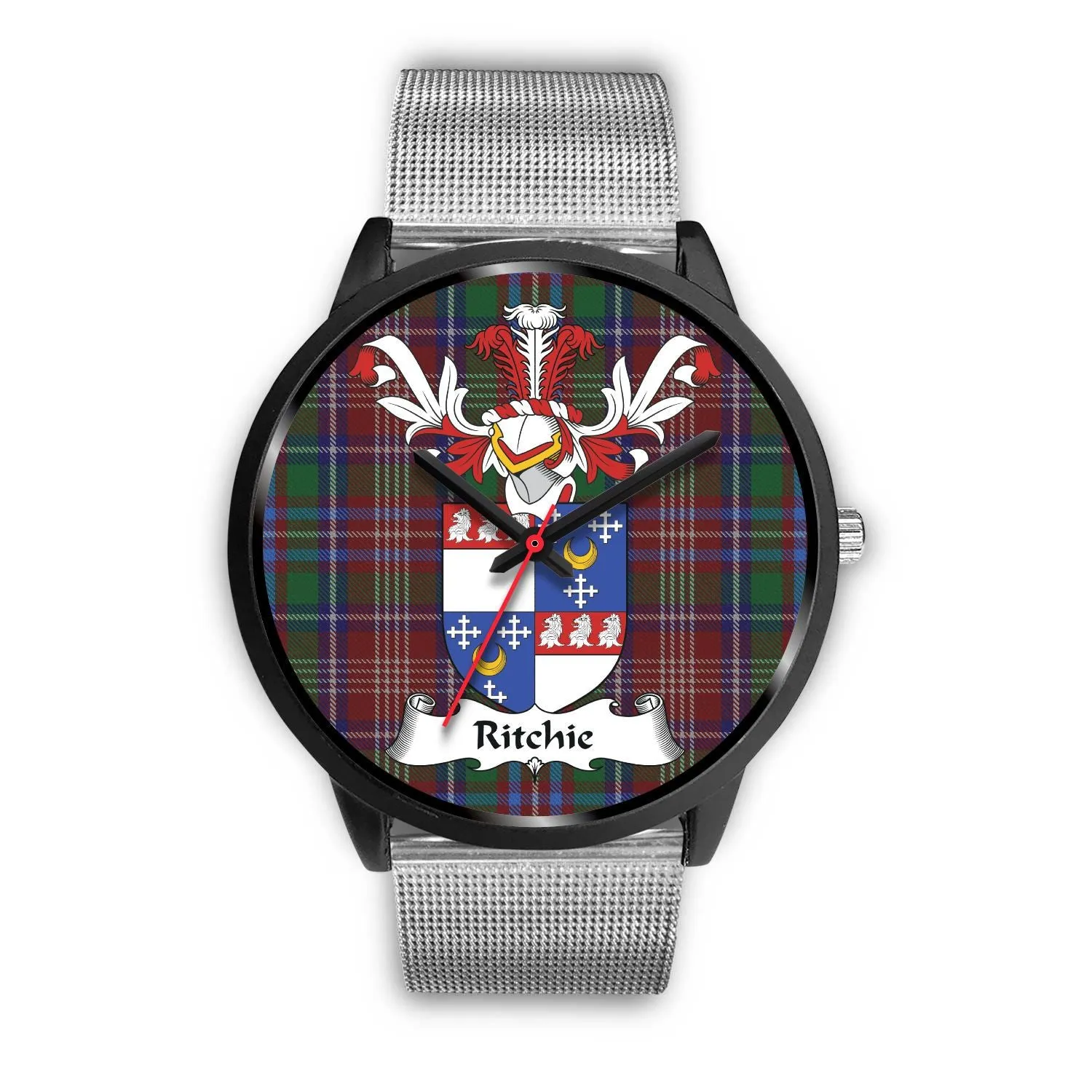 Ritchie Clan Badge Tartan Black Watch