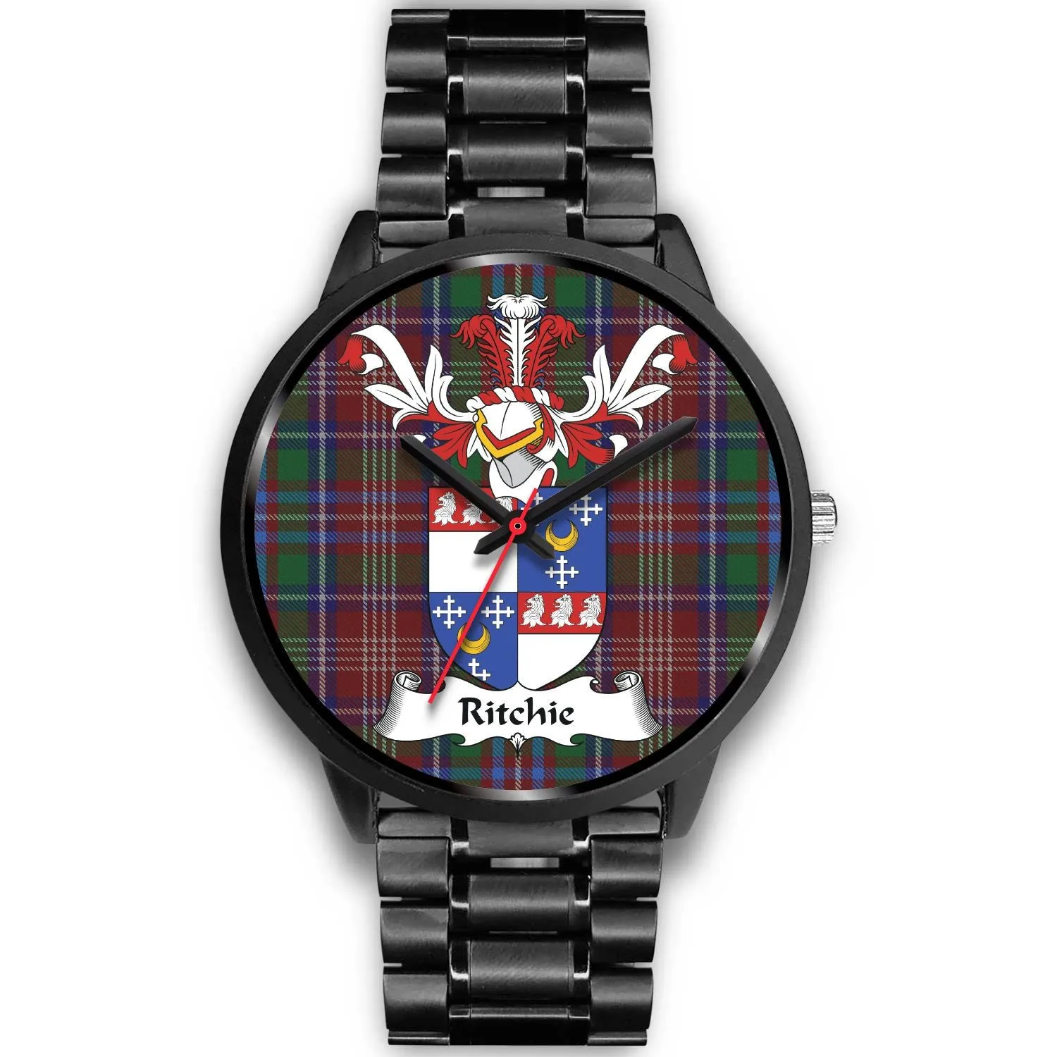 Ritchie Clan Badge Tartan Black Watch