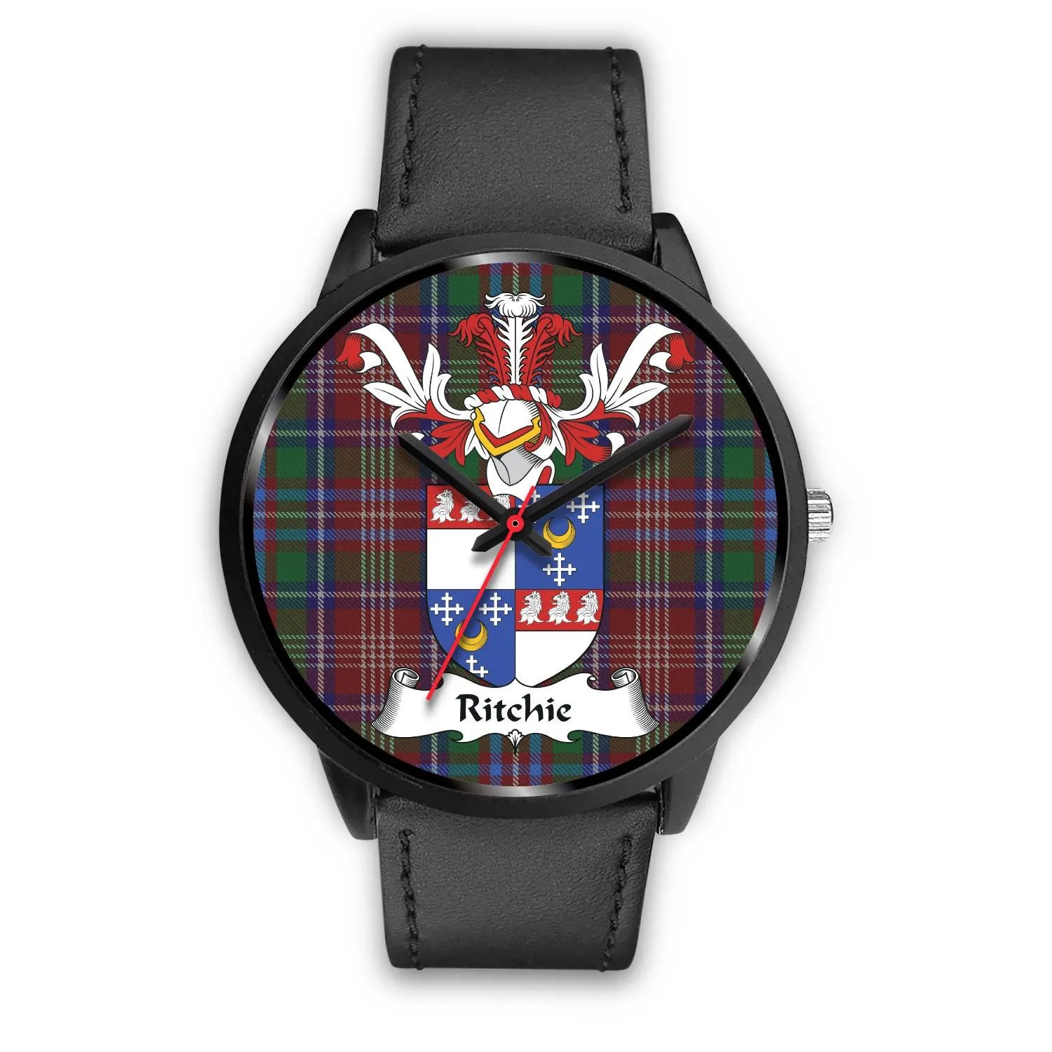 Ritchie Clan Badge Tartan Black Watch