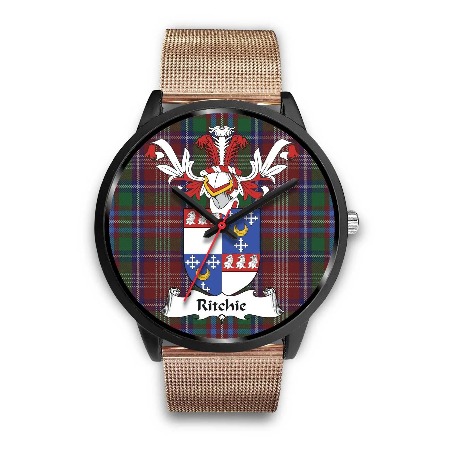 Ritchie Clan Badge Tartan Black Watch