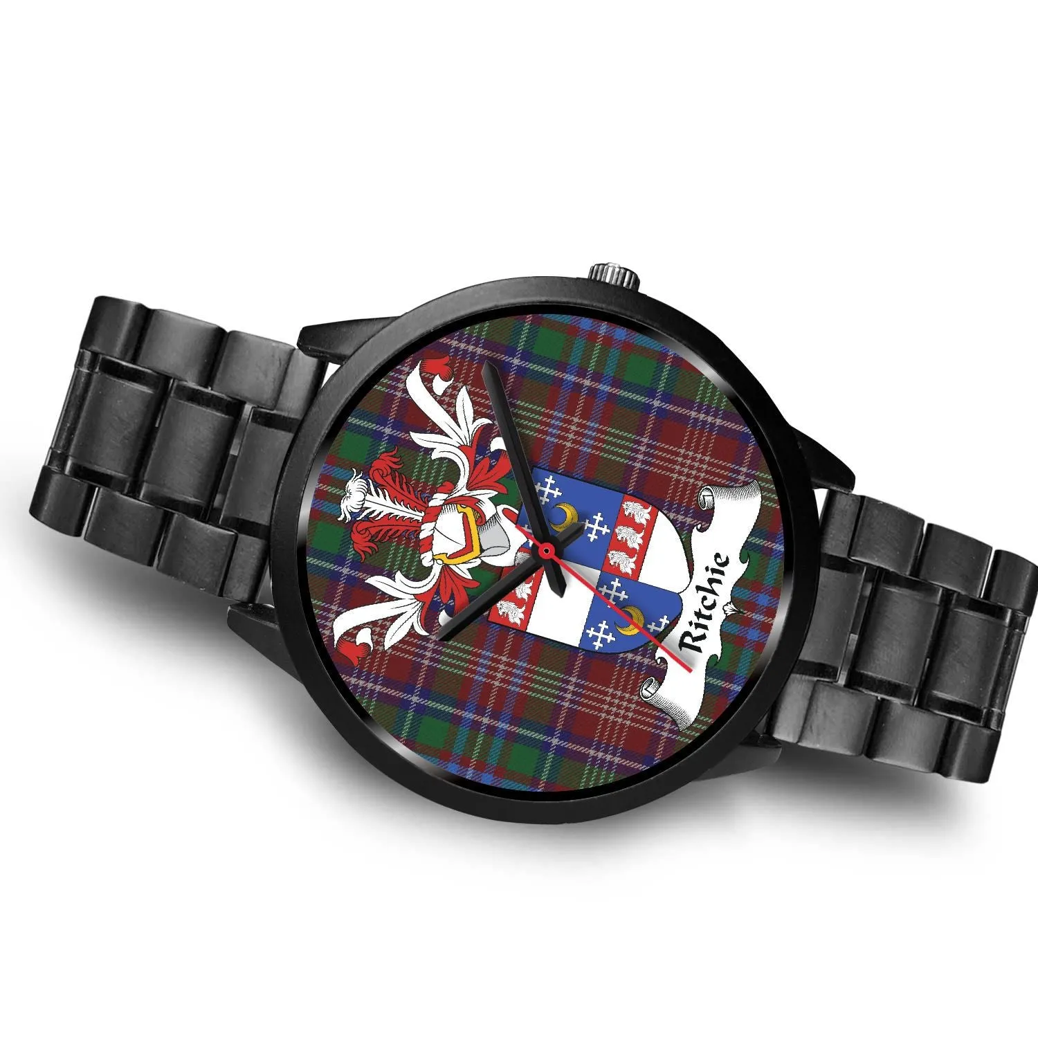 Ritchie Clan Badge Tartan Black Watch