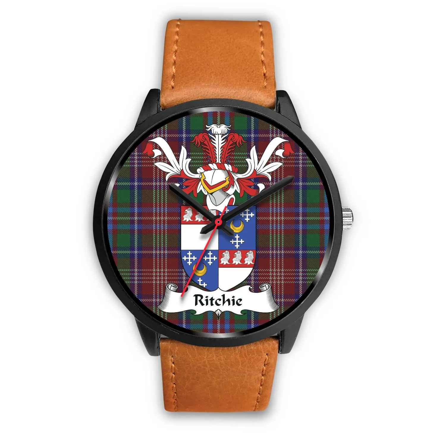 Ritchie Clan Badge Tartan Black Watch