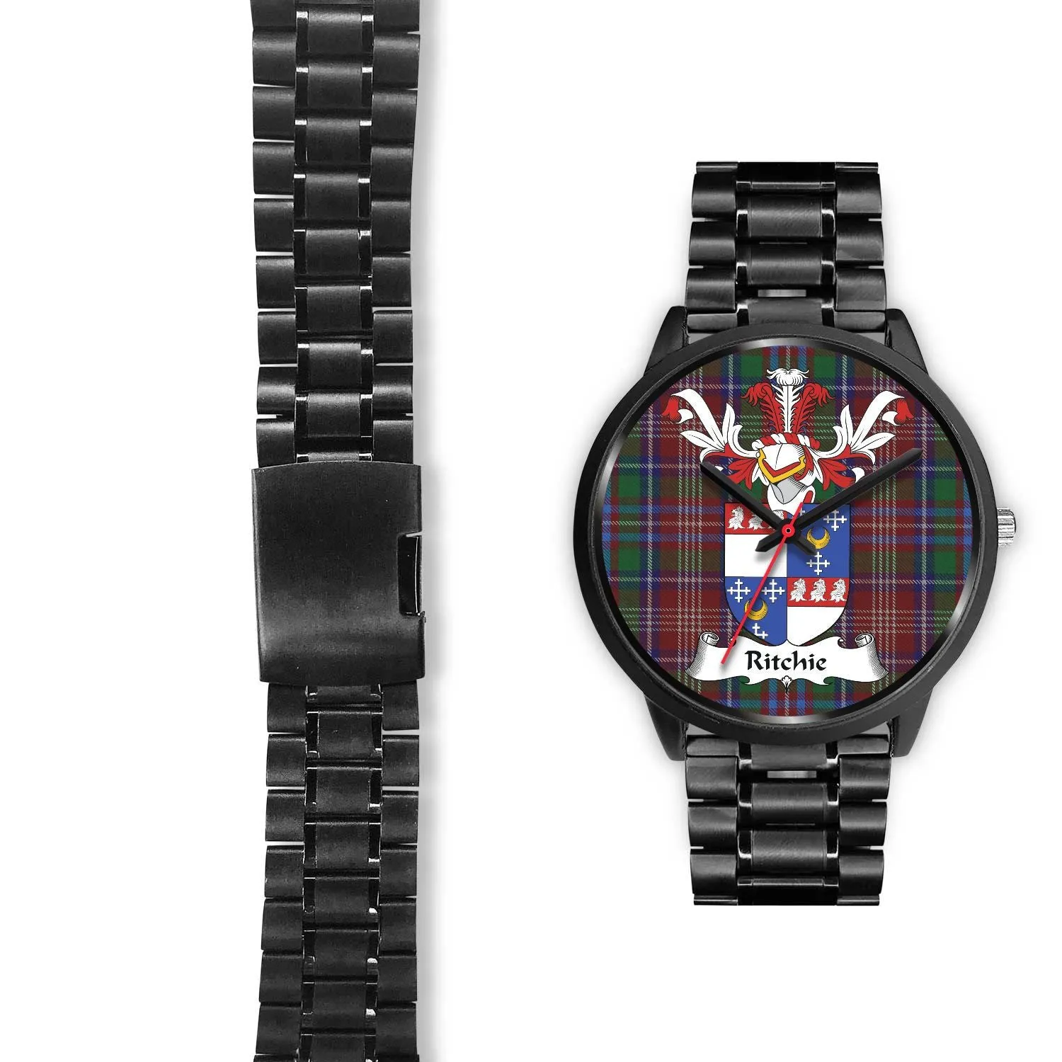 Ritchie Clan Badge Tartan Black Watch