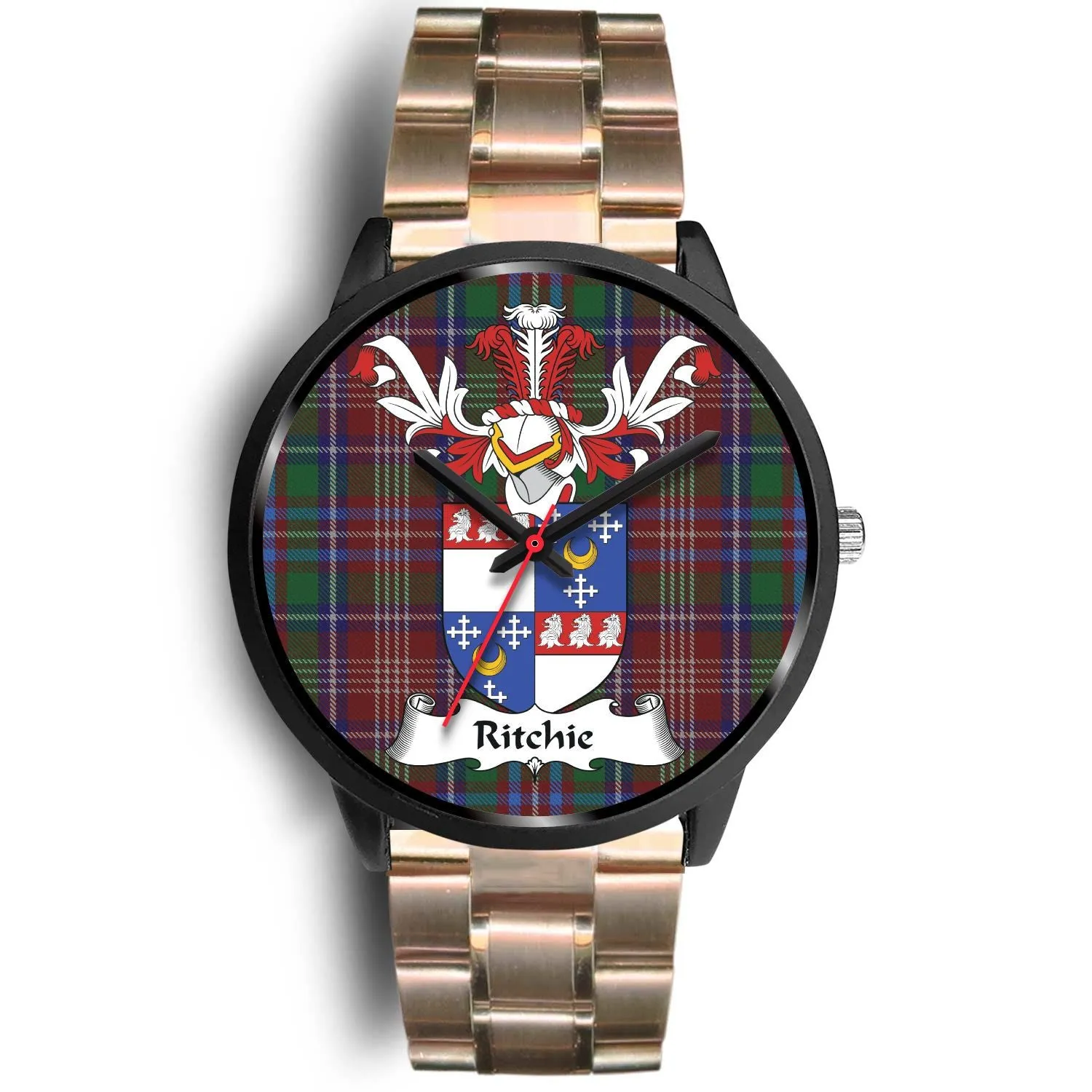 Ritchie Clan Badge Tartan Black Watch