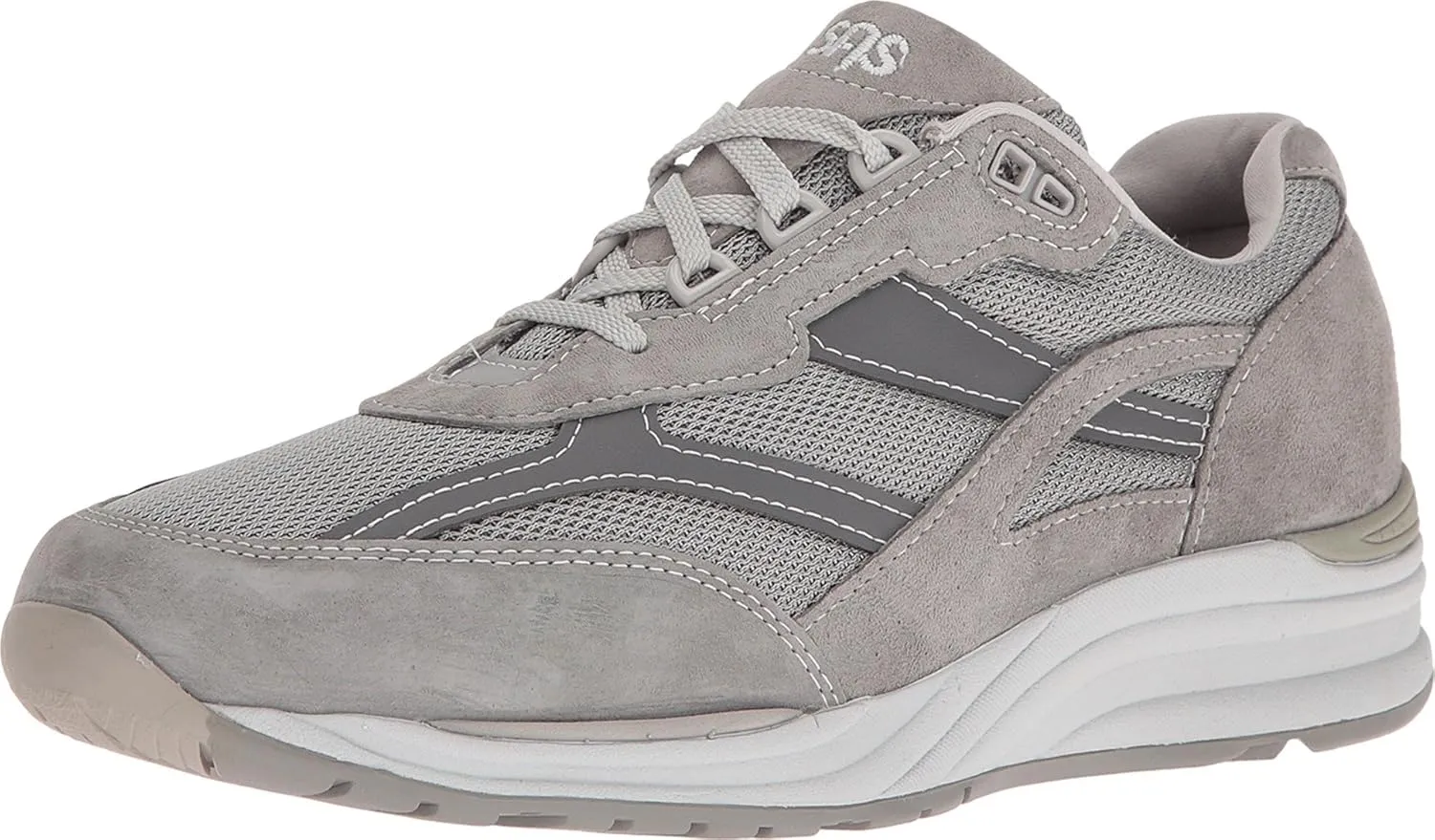 SAS Journey Mesh Comfort Walking Sneaker Gray 11 W - Wide (E)