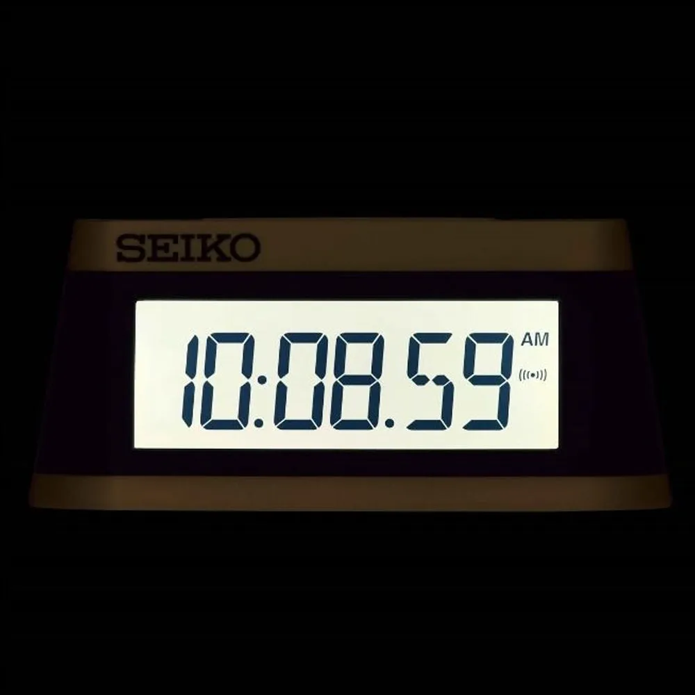 Seiko Miniature Marathon Sports Timer Alarm Clock QHL091Y