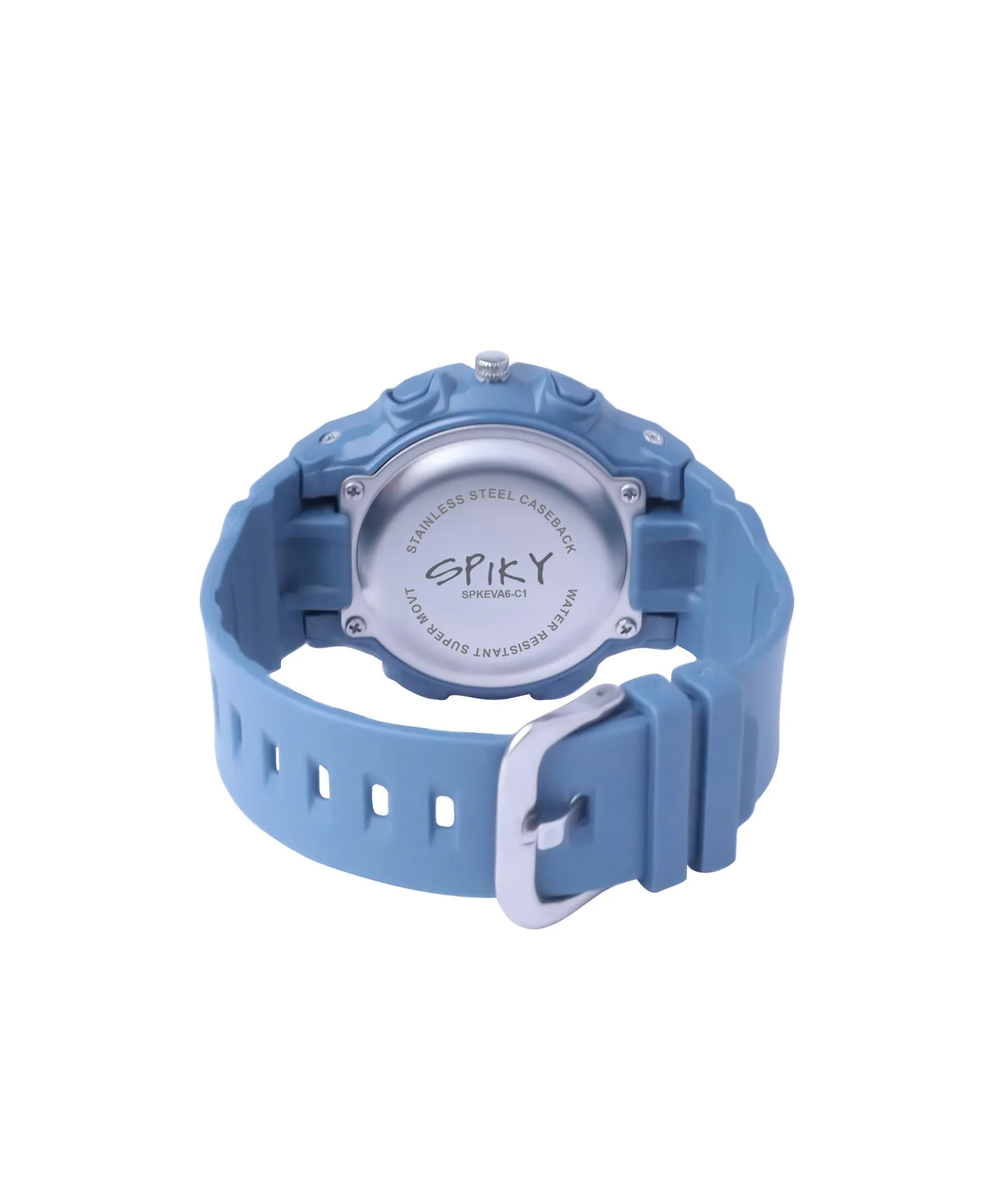 Spiky Analog & Digital Sporty Watch - Pink