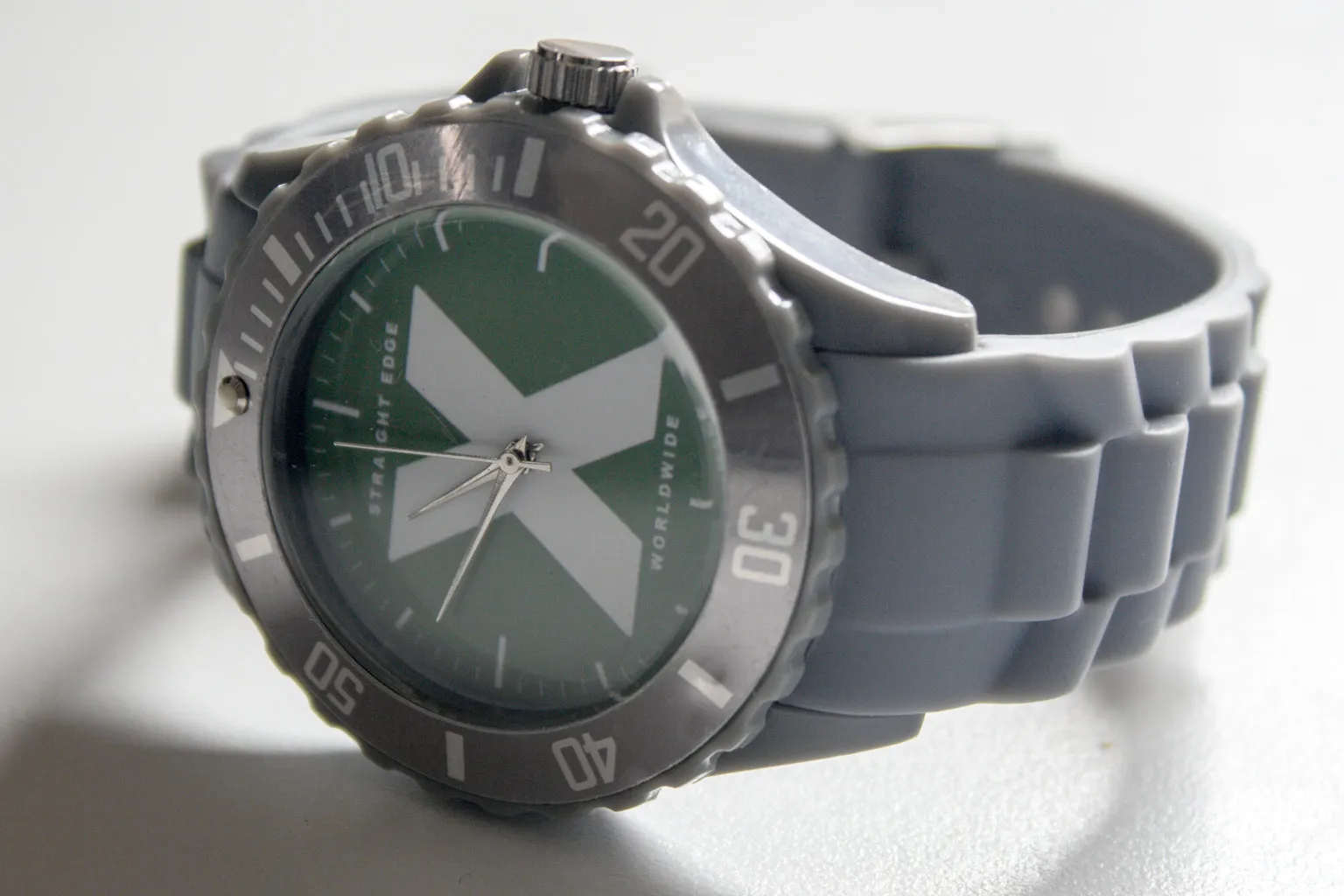 Straight Edge Worldwide X Watch in Gray
