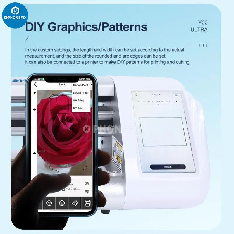 Sunshine Y22 Ultra Unlimited Film Cutting Machine Screen Protector Cutter