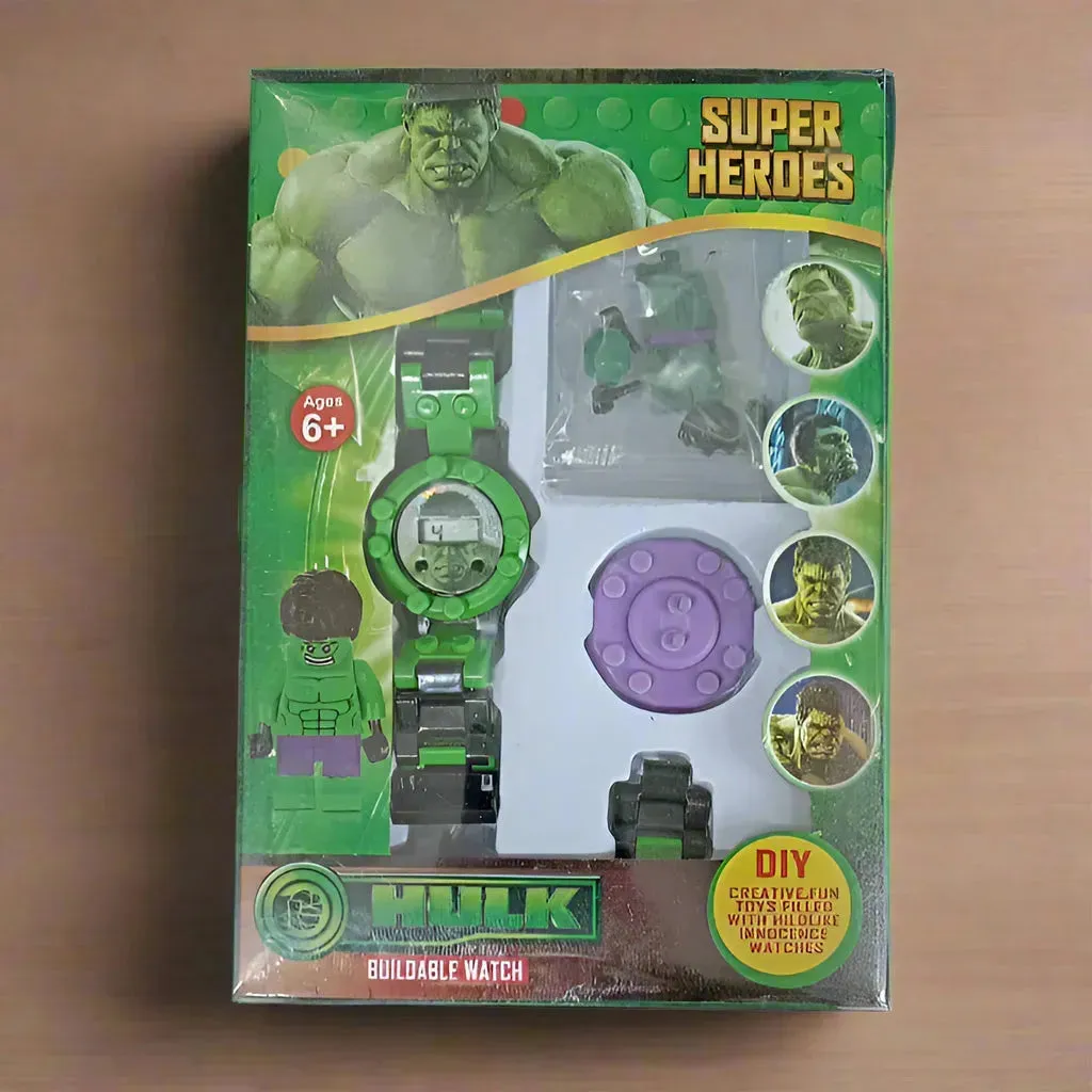 Superhero Time Building Block Watch