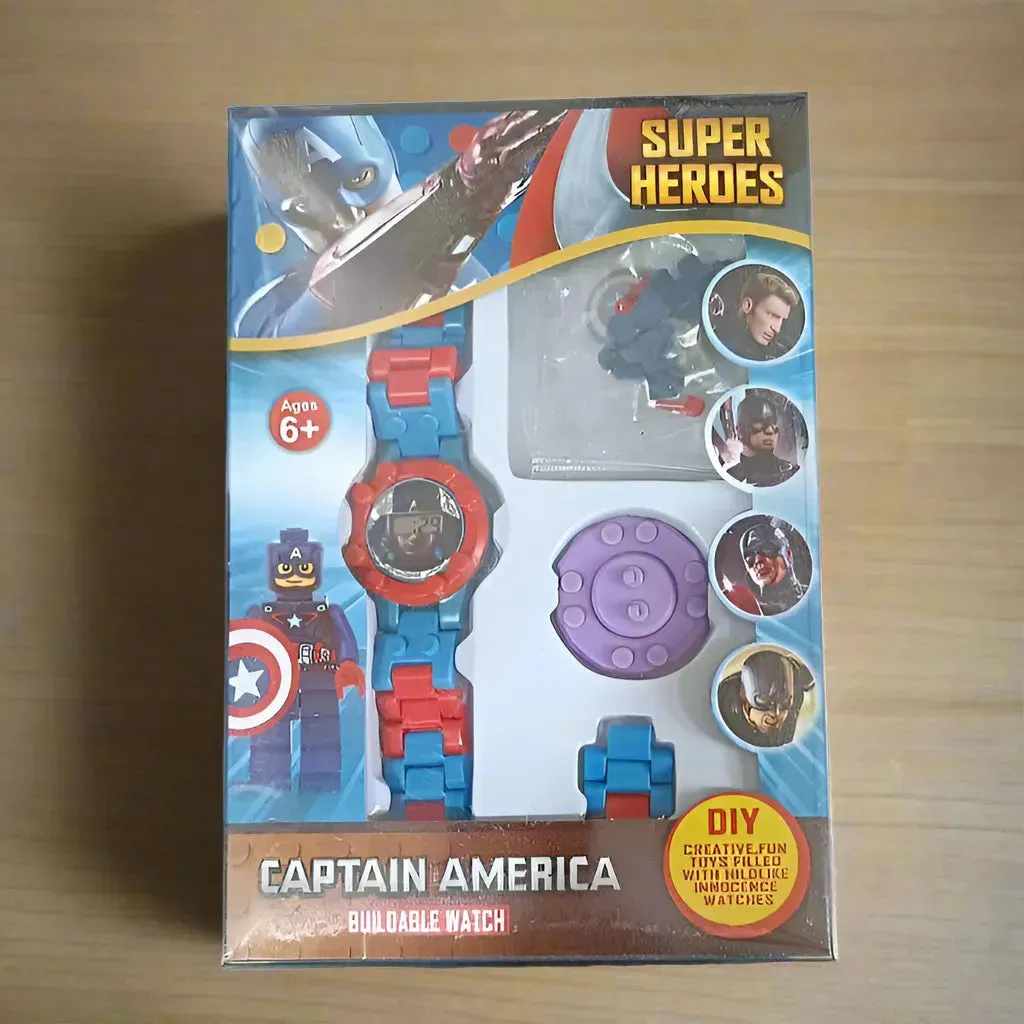 Superhero Time Building Block Watch