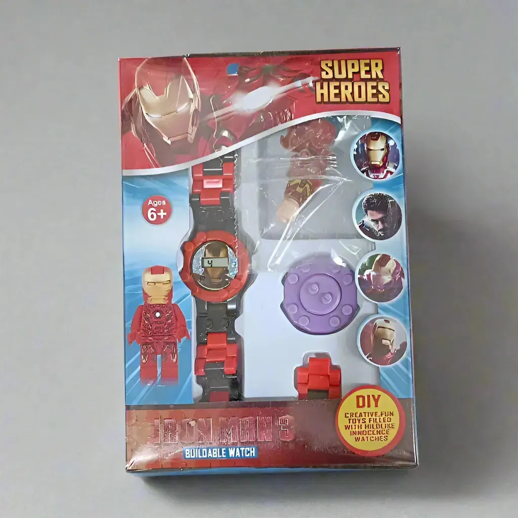 Superhero Time Building Block Watch