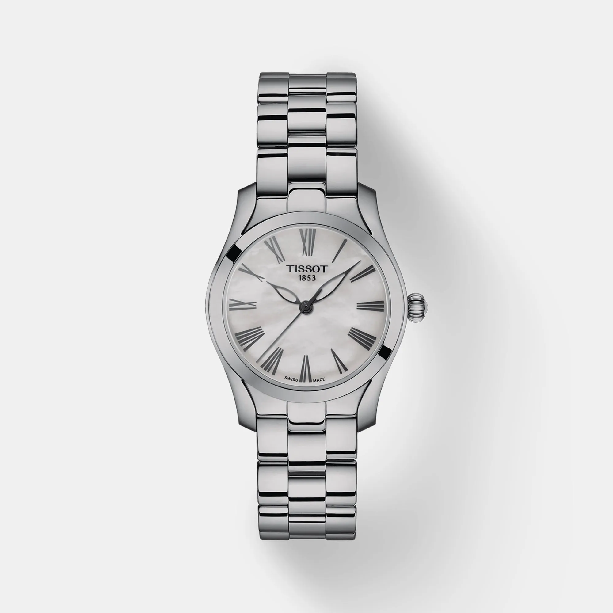 T-Wave Women's Mother Of Pearl Analog Stainless Steel Watch T1122101111300