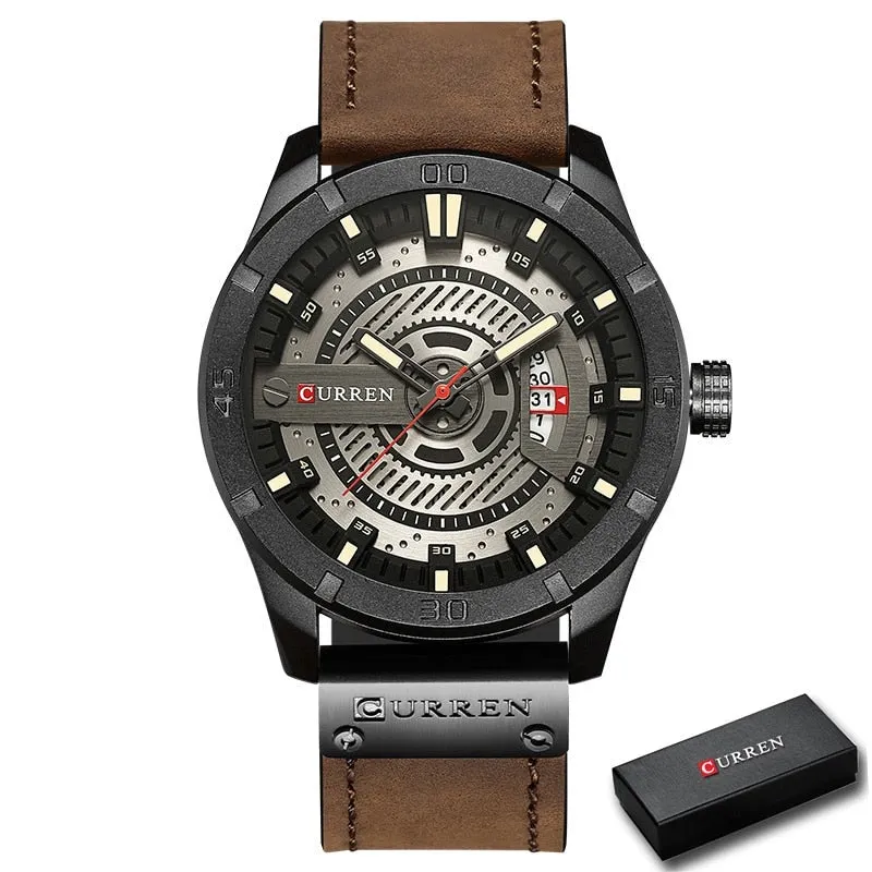 Tactical Quartz Date Watch - Rugged Style