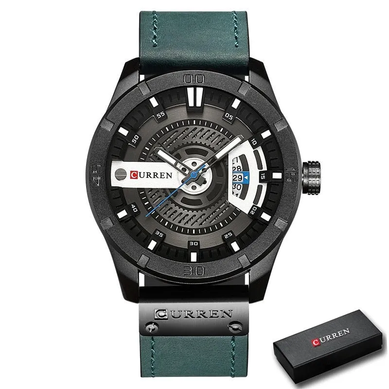 Tactical Quartz Date Watch - Rugged Style
