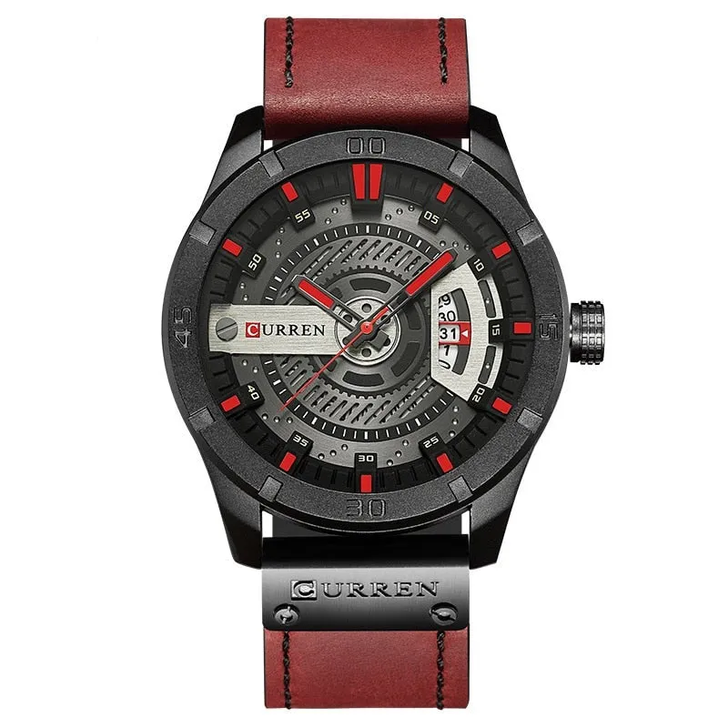 Tactical Quartz Date Watch - Rugged Style