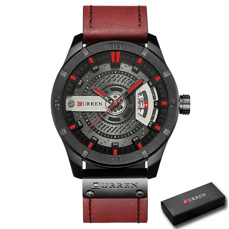 Tactical Quartz Date Watch - Rugged Style