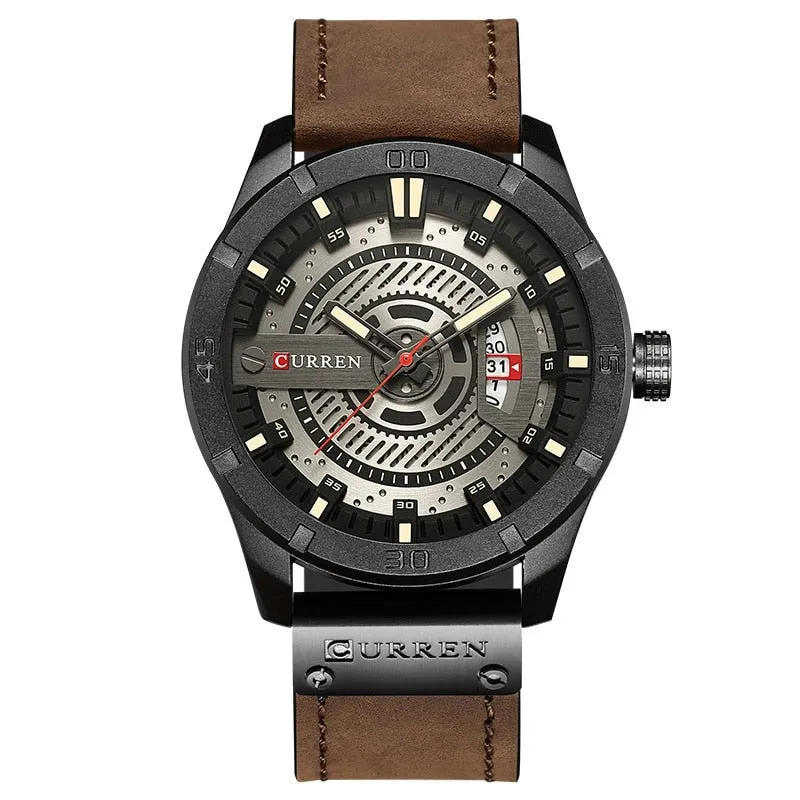 Tactical Quartz Date Watch - Rugged Style