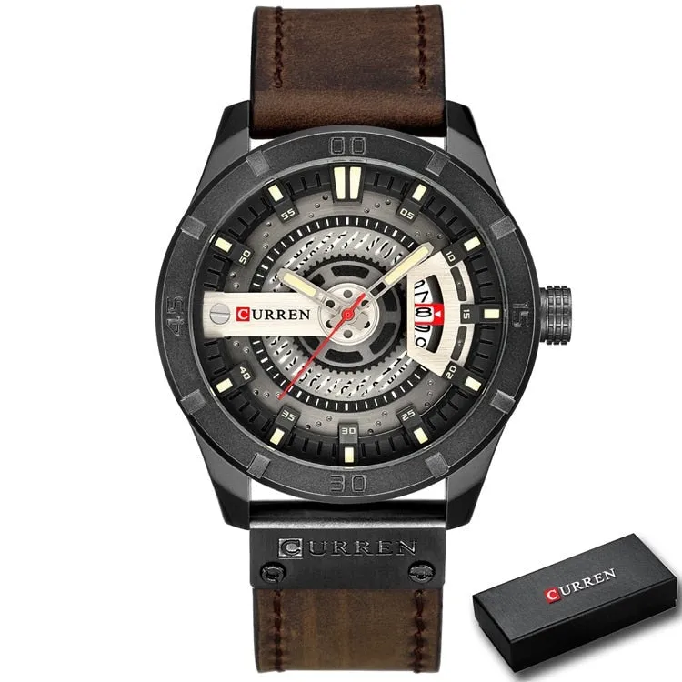 Tactical Quartz Date Watch - Rugged Style