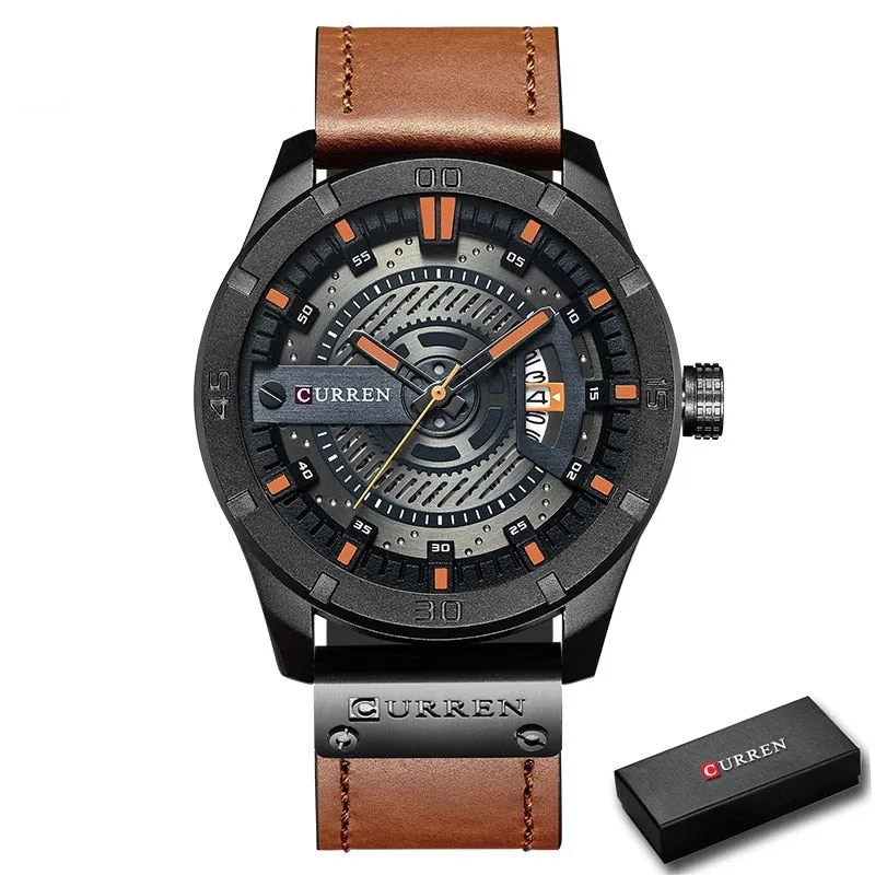 Tactical Quartz Date Watch - Rugged Style