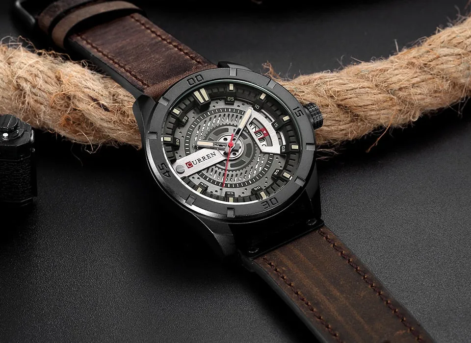 Tactical Quartz Date Watch - Rugged Style