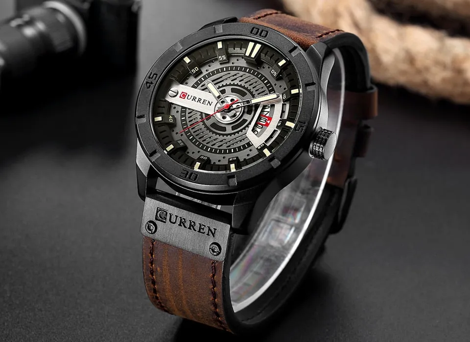 Tactical Quartz Date Watch - Rugged Style
