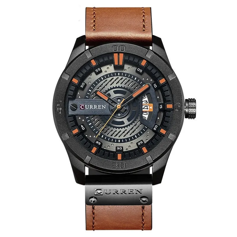 Tactical Quartz Date Watch - Rugged Style