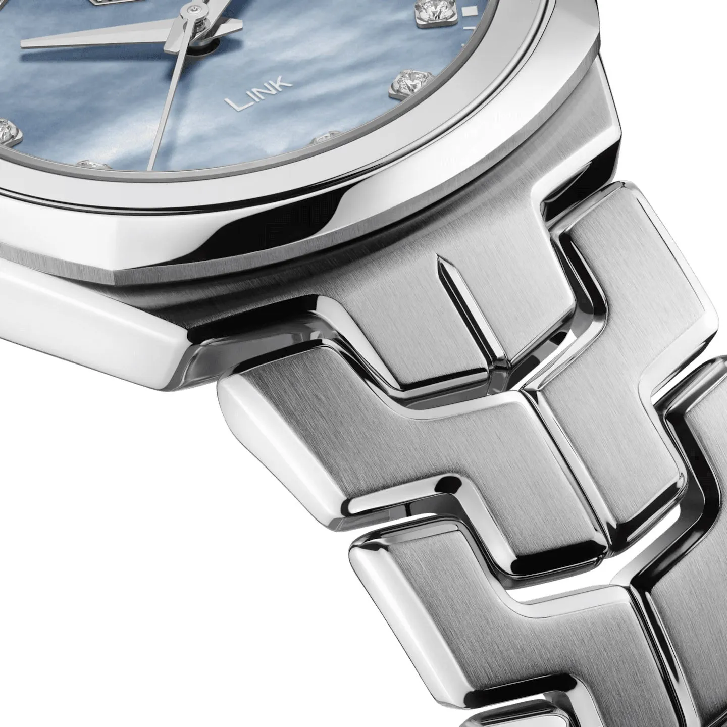 Tag Heuer Link Ladies Diamond Blue Watch WBC1313.BA0600